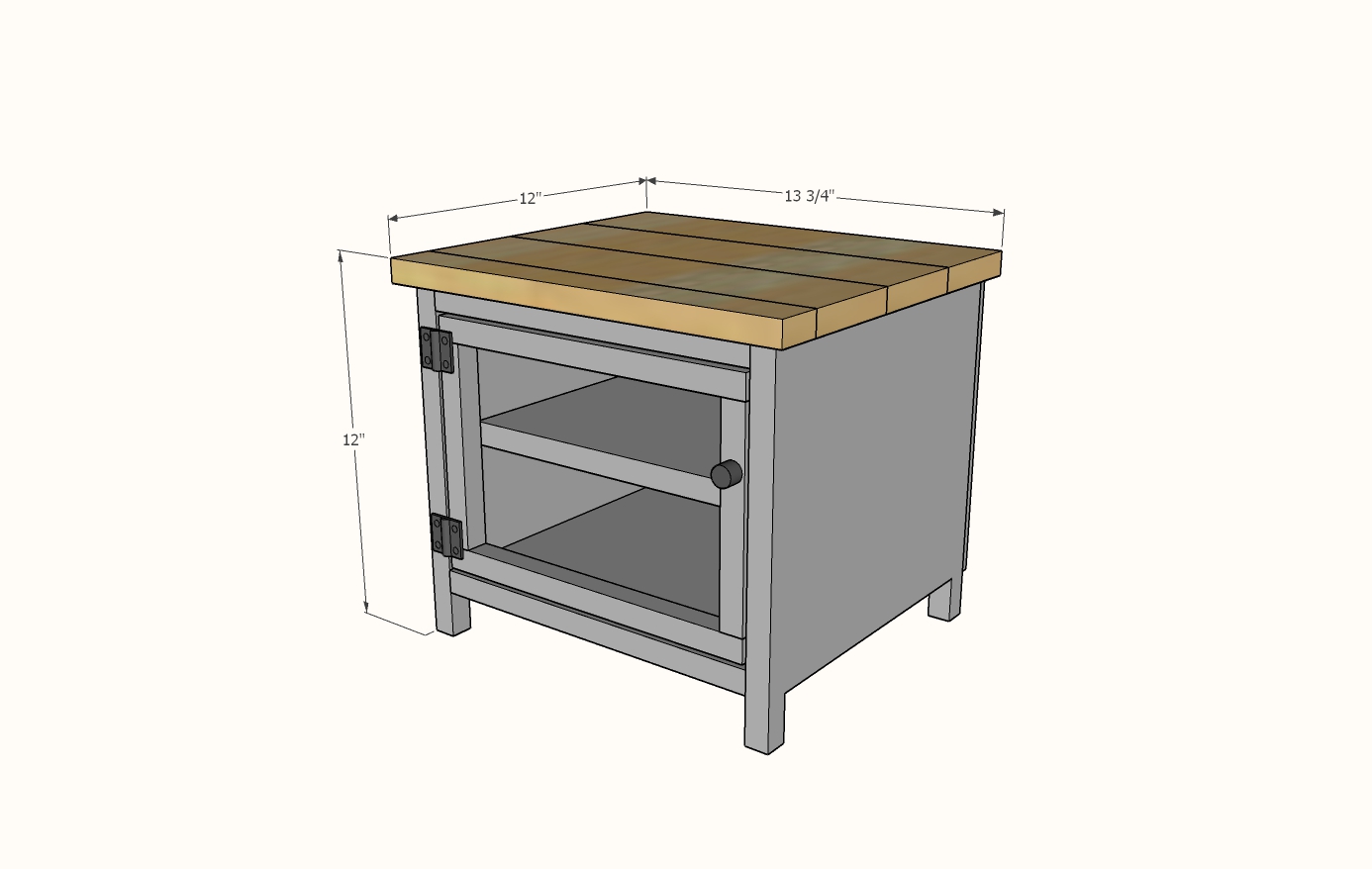 Countertop Pie Safe | Ana White